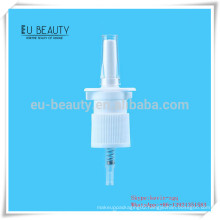 Plastic nasal pharmaceutical spray pump, nasal spray bottle